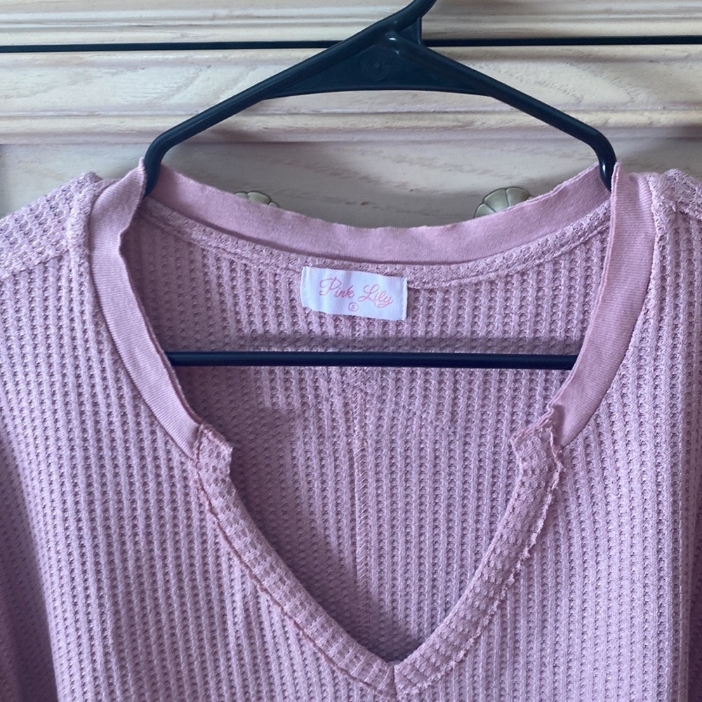 Pink Lilly Oversized Top - Picture 2 of 7